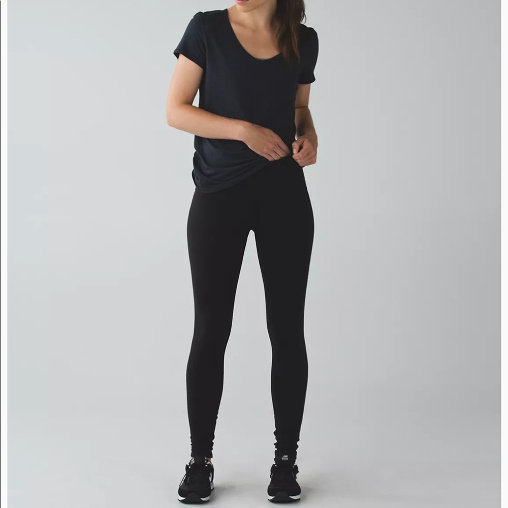 Wunder under high rise yoga pants - black